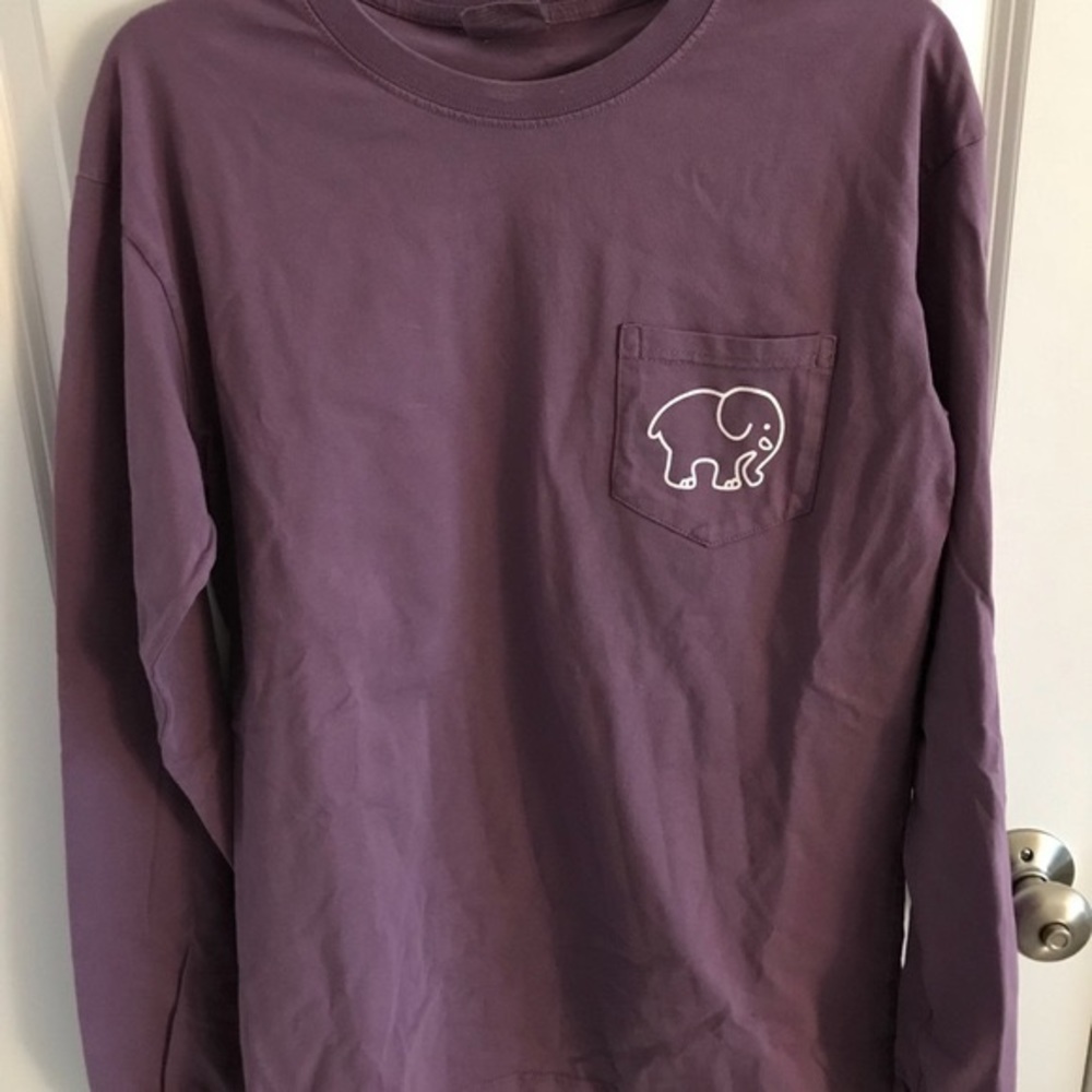 Ivory Ella long sleeve purple top